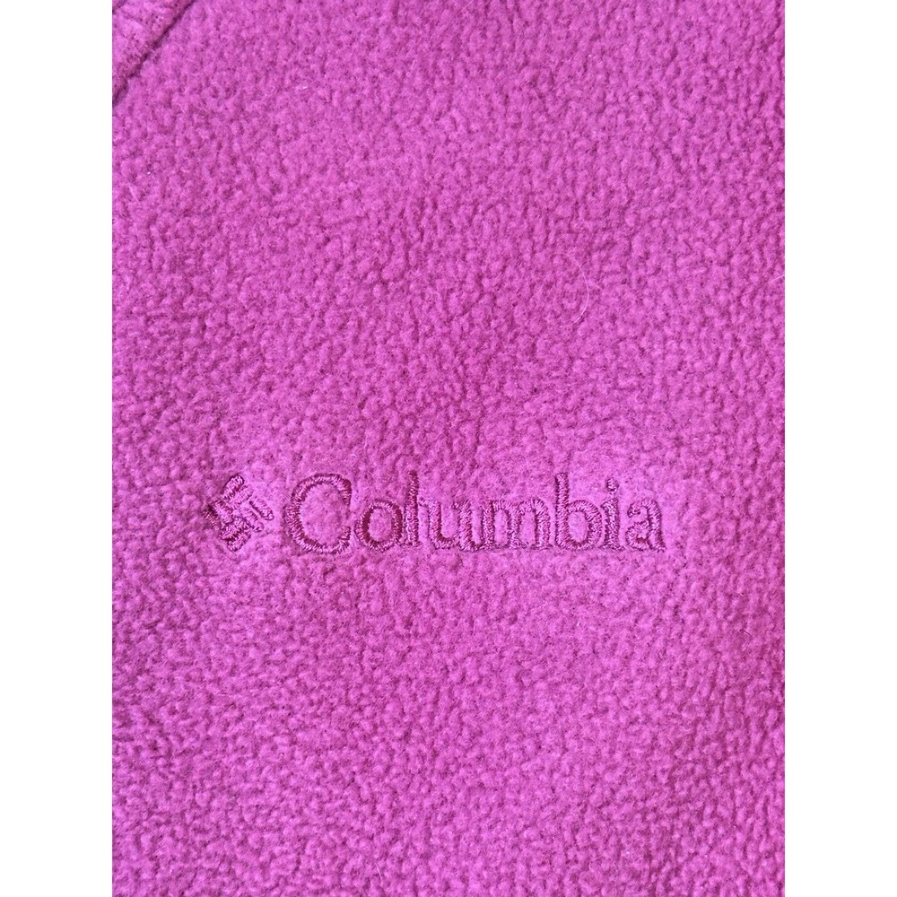 Columbia Jacket Women’s Size Medium Full Zip Sleeves With Elastic Fuchsia - Picture 11 of 12